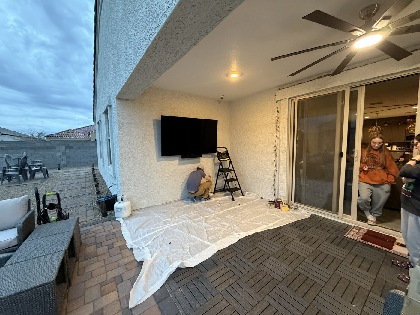 VistaMount TV installation project 19